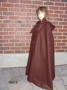 Cape médiévale enfant avec capuche longue et broderies