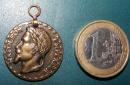 Pendentif à l'effigie de napoléon III