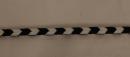 Cordon carré noir et blanc pour brandebourgs 3,5 x 3,5 mm