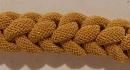 6 mm - Cordon rond tissé Milanaise - Galon militaire - Fab française - Le mètre