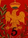 Sabretache du 5e hussard - Troupe Empire