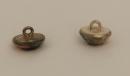 16 mm - Boutons bombés vieil argent avec cor