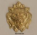Tête de lion en laiton - Autre modèle - Fab. Française - L'unité