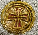 Portugal : plaque brodée de grand croix de l'ordre du Christ du Portugal