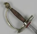 Epée à plateau en lyre asymétrique, vendue