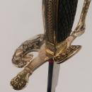 Profil de l'Empereur. Épée d'officier d'état-major, pommeau au casque