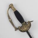 Epée d'officier d'état-major au profil d'Henry IV, pommeau à la fleur de lys.VENDUE EN 2 H