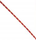 3 x 3 mm - Or et rouge - Cordon carré verni - Fab. France - Le mètre