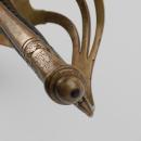 Sabre belle époque d'officier de cavalerie lourde - Pommeau monogrammé