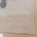 Medaille de Sainte-Hélène avec son diplôme, encadrée