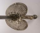 Épée de ville à monture en argent. Époque Louis XVI