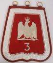 Sabretache d'officier subalterne 3e hussard