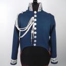 Bleu carabinier - Drap de laine en 150 cm - Le mètre - Fabrication allemande