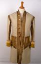 Veste d'occasion grand siècle, blanche et jaune.