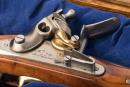 Pistolet an IX de cavalerie sous coffret commémoratif de luxe. Par Pedersoli, série limitée 33/200, pour tir à la poudre noire.