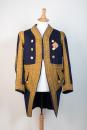Veste grand siècle, bleue roi et or