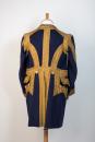 Veste grand siècle, bleue roi et or