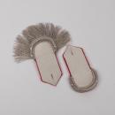 Epaulettes argent extrémités en pointe