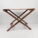 Tabouret de campagne de l'Empereur, bois et cuir