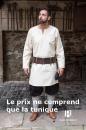 Tunique Leif Moyen-Âge courte manches longues 
