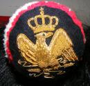 Pompon cocarde avec aigle dorée ou argentée - L'unité