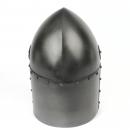 Heaume pain de sucre - Noir et croix en laiton