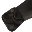 Sabretache d'officier, garnitures argent.