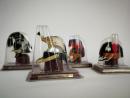 Rare lot de  25 casques miniatures Del Prado, avec chemise de 25 planches par Lordey!