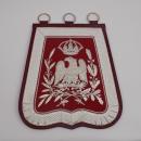 Sabretache d'officier supérieur de cavalerie à broderies argent