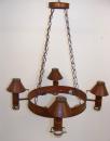 Suspension dite carcel à 4 feux avec 2 appliques assorties