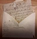 Sainte-Hélène, médaille avec diplôme, encadrés séparément + lettre du titulaire datée fin 1814