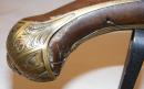 Long pistolet à garnitures argent et bronze, vers 1730
