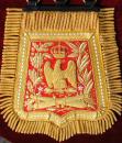 Sabretache de grande tenue de général de l'artillerie à cheval de la garde