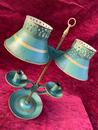 Lampe bouillotte de campagne, d'officier, 2 feux