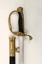 Sabre d'officier de marine Coulaux à Klingenthal -Avec fourreau sans rainures sur les côtés.