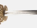 Épée d'officier ou de cour, 2 ème moitié XVIII ème, avec fourreau neuf