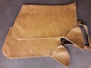 Ensemble mousquetaire enfant: soubreveste, culotte et surbottes beiges+ catalogue d'exposition Masaru Sakuraba