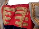 Ensemble mousquetaire enfant: soubreveste, culotte et surbottes beiges+ catalogue d'exposition Masaru Sakuraba