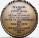 Jérome Napoléon, roi de Westphalie. Médaille de bronze 62 mm