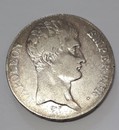 Napoléon AN 13 (1805) A (Paris) tête nue calendrier révolutionnaire 5 francs, pièce argent