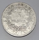 Napoléon 1812 tête laurée Empire Français 5 francs, pièce argent