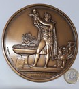 Baptème du roi de rome 1811. Médaille de bronze 115 mm!