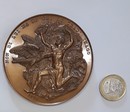 Sejour de Napoléon à Sainte-Hélène. 1816 Médaille de bronze 77 mm