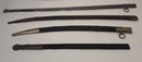 Lot de 4 fourreaux anciens.