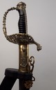Sabre d'officier de marine avec ses bélières et monogramme sur la garde