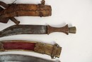 Lot 3 armes blanches courtes: Afrique/ style orient