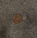 Capote steingrau (Mantel M08) en drap gris