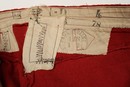 Pantalon modèle  troupe dit garance. Modif 18/8/93