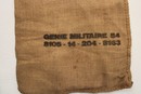 Lot de sacs du génie, guerre de 14 + masque tricolore