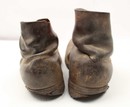 Lot brodequins de poilu Grande Guerre+ masque tricolore